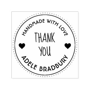 Sello Automático Elegante Hecho a Mano Personalizado Por