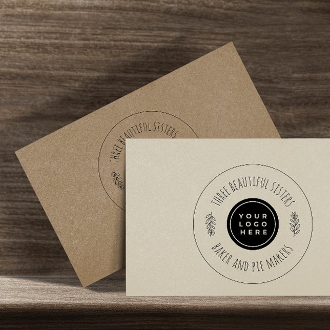 Sello Automático Elegante logo comercial Personalizado y eslogan de (Subido por el creador)