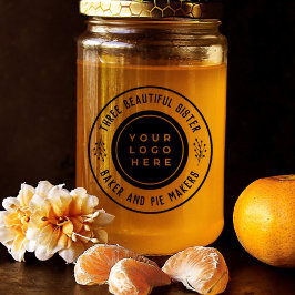 Sello Automático Elegante logo comercial Personalizado y eslogan de