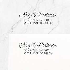 Sello Automático Elegante moderno manuscrito 10a | Dirección de dev