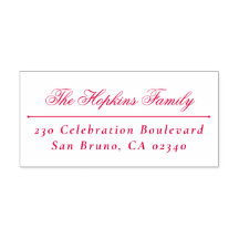 Elegante Nombre de familia de script Dirección de