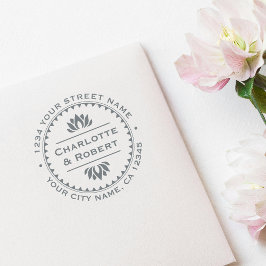 Sello Automático Elegante Personalizado de direcciones de devolució