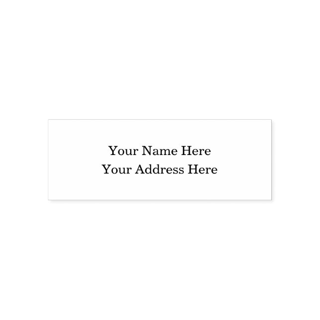 Sello Automático Elegante Personalizado Elegante Simple Personaliza (Diseño)