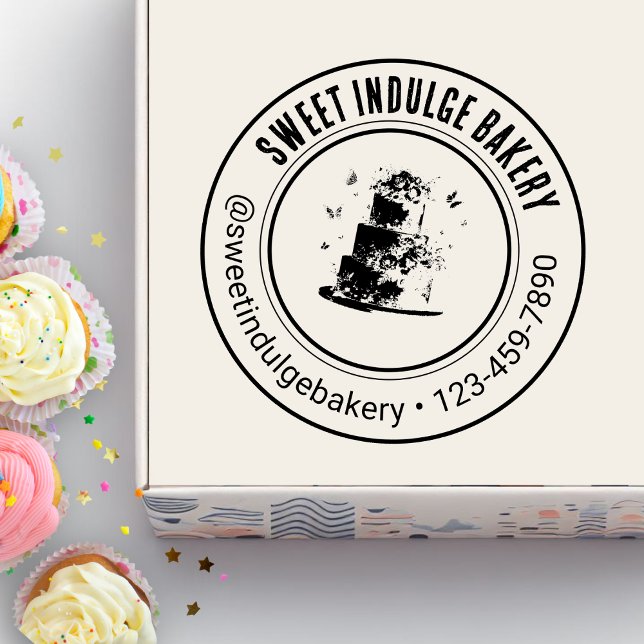 Sello Automático Elegante Personalizado Logotipo Panadería (Subido por el creador)