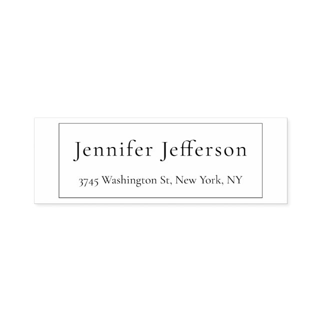 Sello Automático Elegante profesional moderno (Diseño)