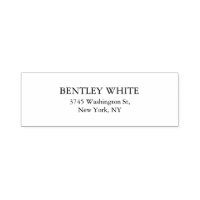 Elegante Sencillo Moderno Chic Blanco
