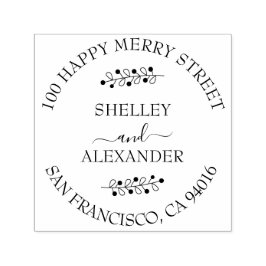 Sello Automático Elegante sucursal dos nombres Devolver dirección a