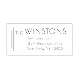 Sello Automático Elegante y elegante dirección clásica de lujo