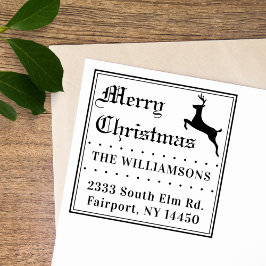 Sello Automático Elegantes Navidades de guiones de época Dirección 