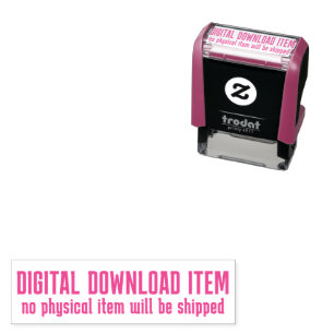 Sello Automático Elemento de descarga digital: no se envía ningún e