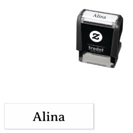 Sello Automático eliminar texto añadir propio diseño 1,4" x 0,4"