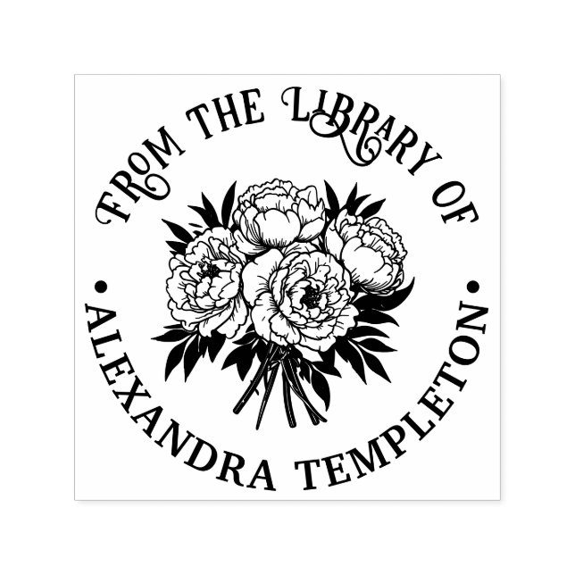 Sello Automático Embosser del nombre del libro de la biblioteca del (Diseño)