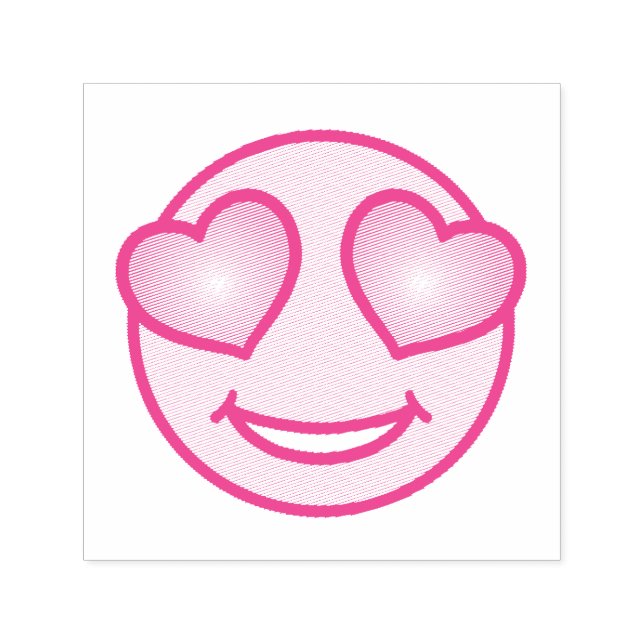 Sello Automático Emoji de amor (Diseño)