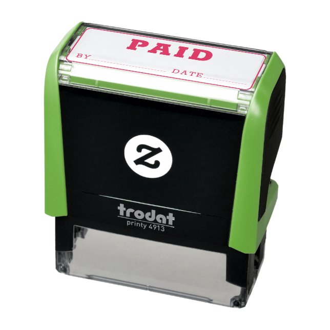 Sello Automático Empleado simple de Office PAGADO (Producto)