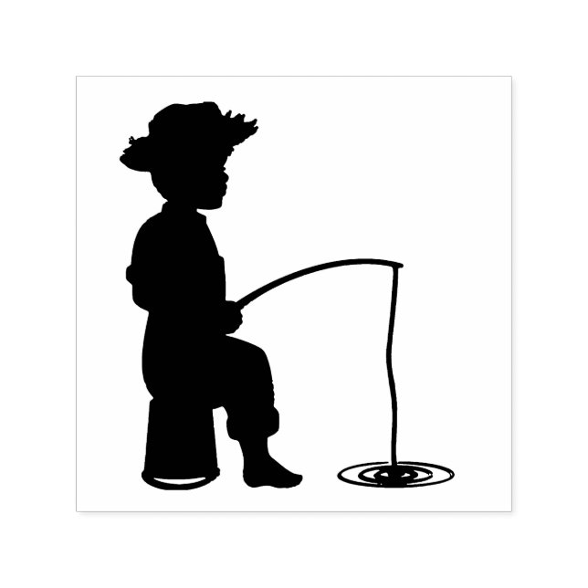 Sello Automático En el agujero de la pesca (Diseño)