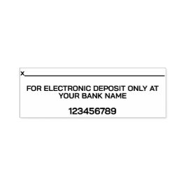SELLO AUTOMÁTICO ENDOSO DE BANCO PERSONAL SOLO DEPÓSITO ELECTRÓNIC
