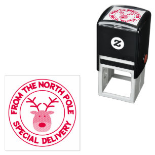 Sello Automático Entrega especial desde la Navidad del polo norte