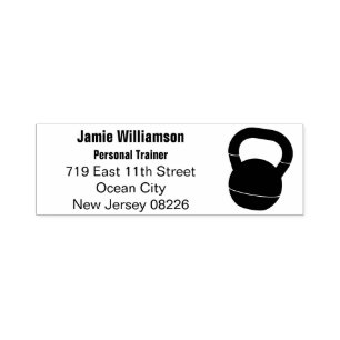 Sello Automático Entrenador Personal Kettlebell Dirección de Devolu
