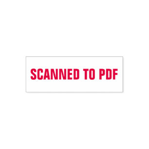 Sello Automático Escaneado en pdf para archivar documentos