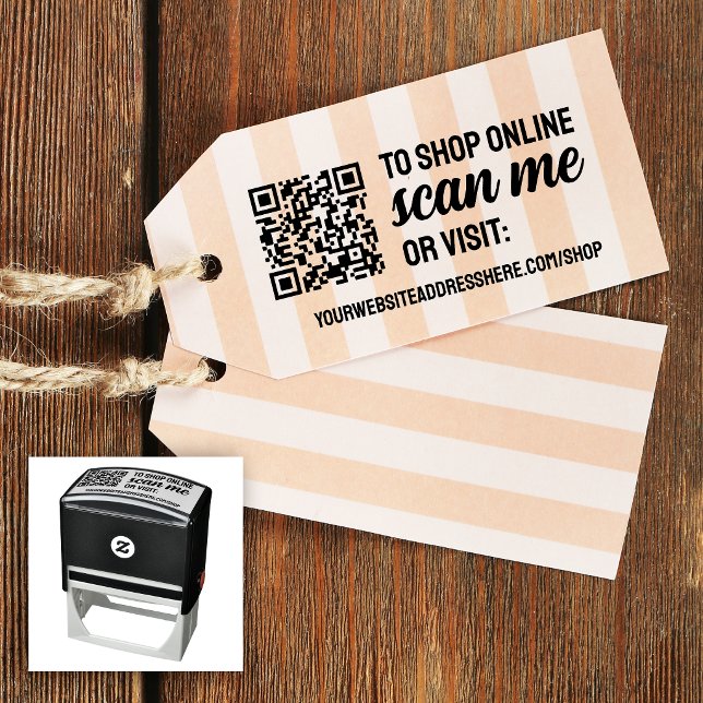 Sello Automático Escanéame para comprar tu código QR y sitio web (Subido por el creador)