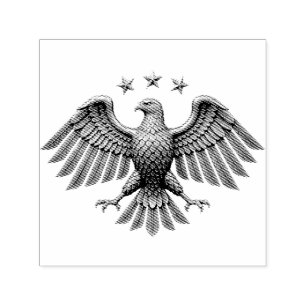 Sello Automático escudo de armas símbolo emblema bandera águila de