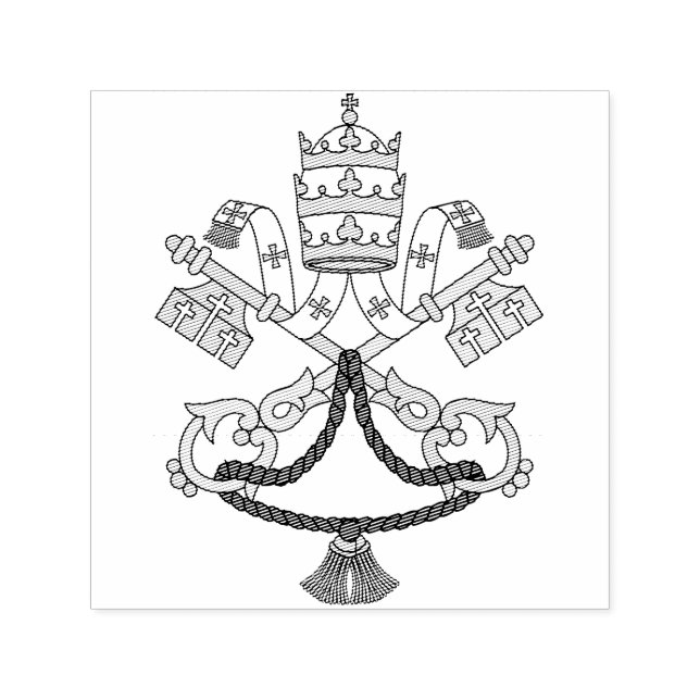 Sello Automático Escudo de la Ciudad del Vaticano (Diseño)