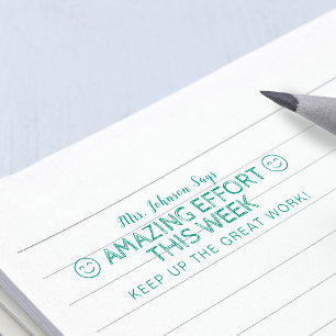 Sello Automático Esfuerzo Increíble Profesores Personalizados