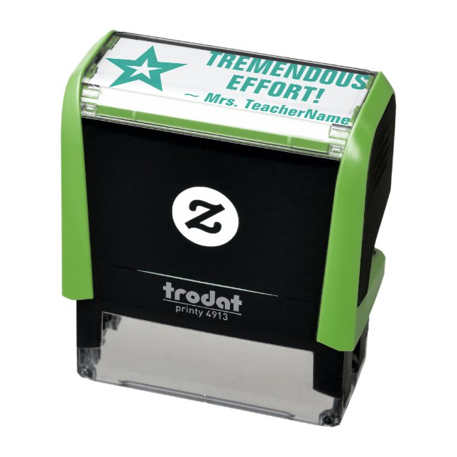 Sello Automático "¡ESFUERZO TREMENDO!" Estampado de goma de tutor (Producto)