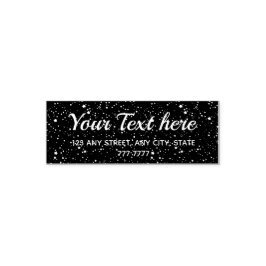 Sello Automático Espacio de estrellas pequeñas - Dirección de retor