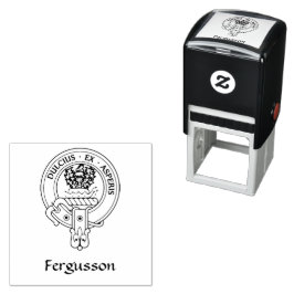 Sello Automático Estampado de caucho Escudo Fergusson