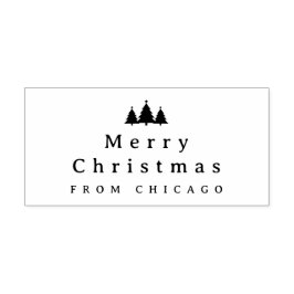 Sello Automático Estampado de goma de merry Christmas Text