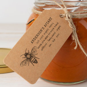 Sello Automático Estampado de miel de abeja de la familia Vintage