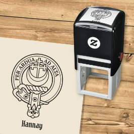 Sello Automático Estampilla de autoenlace de Escudo Hannay