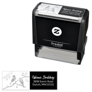 Sello Automático Estampilla de autonómetro de Bluebirds