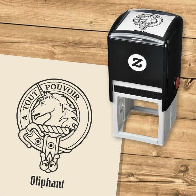 Sello Automático Estampilla de autotinta de Escudo Oliphant clan (Subido por el creador)