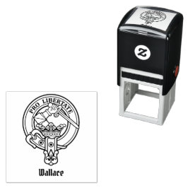 Sello Automático Estampilla de autotinta del Escudo Clan Wallace