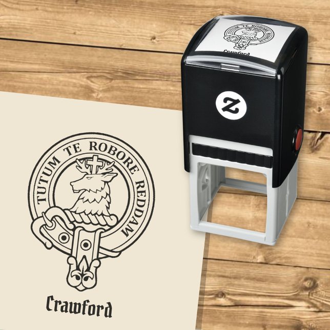 Sello Automático Estampilla de autotinta del Escudo Crawford (Subido por el creador)