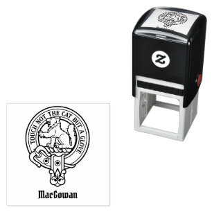 Sello Automático Estampilla de autotinta del Escudo del clan MacGow