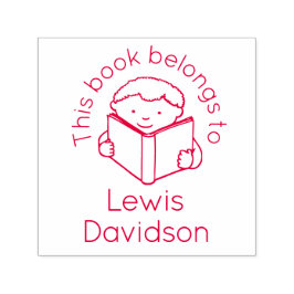 Sello Automático Estampilla de biblioteca de nombres de libros para