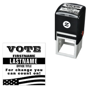 Sello Automático Estampilla de campaña política