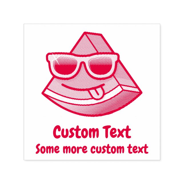 Sello Automático Estampilla de casmelón Personalizado con autoempar (Diseño)