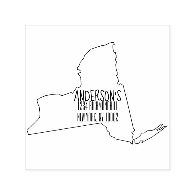 Sello Automático Estampilla de caucho autoinfiltrada del estado de  (Diseño)