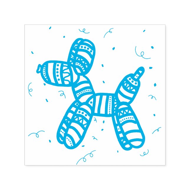 Sello Automático Estampilla de caucho de Fiesta de globo autoinchab (Diseño)