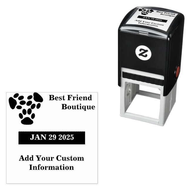 Sello Automático Estampilla de fecha de Personalizado divertida y d (In Situ)