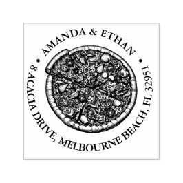 Sello Automático Estampilla de Fiesta de pizza caliente para autoin