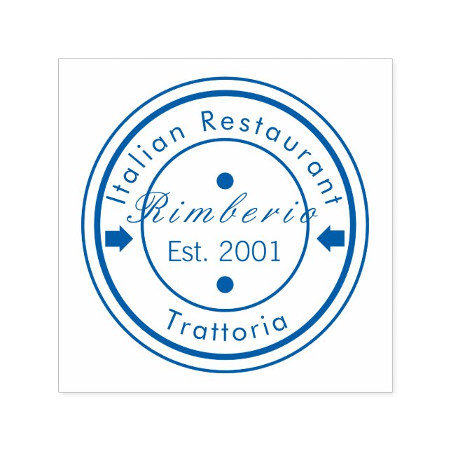 Sello Automático Estampilla de goma de autotinta de Circle Professi (Diseño)