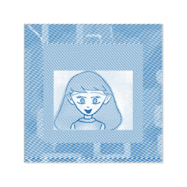 Sello Automático Estampilla de goma de Bingo Anime con autotinta