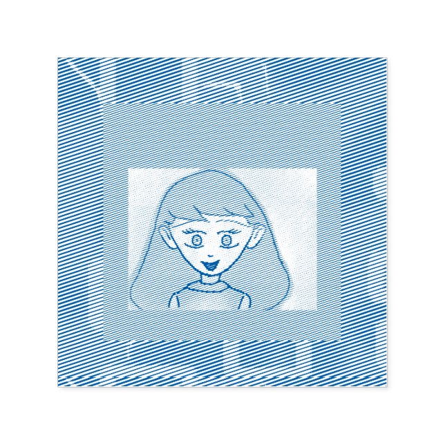 Sello Automático Estampilla de goma de Bingo Anime con autotinta (Diseño)