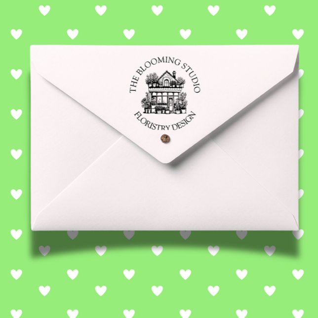 Sello Automático Estampilla de goma de escaparate de flores (Add a floral touch to projects—shop now for creative inspiration!)