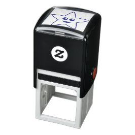 Sello Automático Estampilla de la estrella feliz